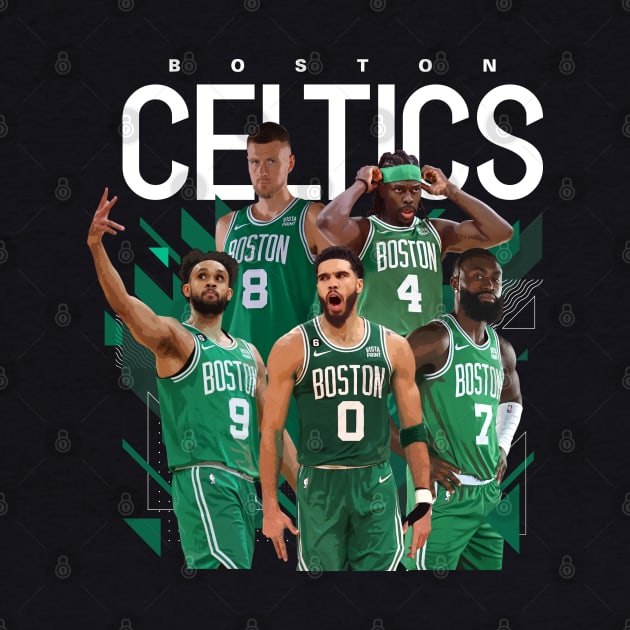 Boston Celtics Starting Five by Juantamad